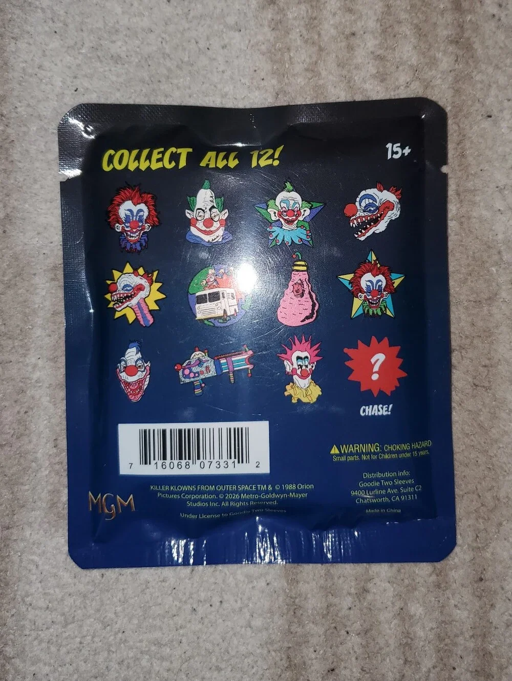 NIB Killer Klowns From Outer Space Enamel Pins Blind Pack